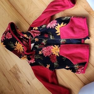 Fleece zip up jacket size 12 month